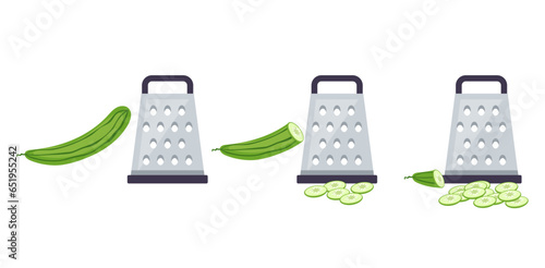 Cooking kitchen vegetable food ingredient preparation concept. Vector graphic design illustration