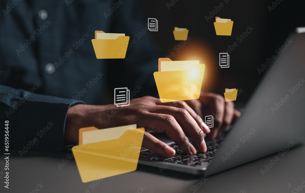 Foto de file manager, document, folder, information, management, system ...