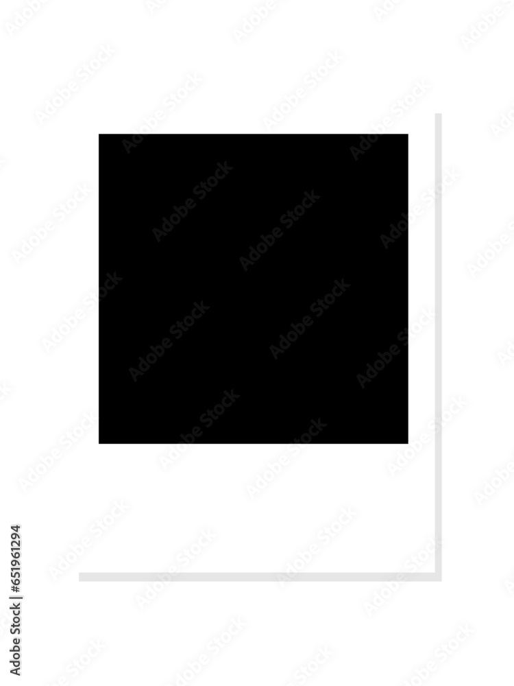 Blank Polaroid photo frame for Scrapbook. Design of vintage negative snapshot. Template of retro photo picture. Vector illustration. Editorial material. Blank Polaroid photo frame for Scrapbook. Design of vintage negative snapshot. Template of retro photo picture. Vector illustration. Editorial material.