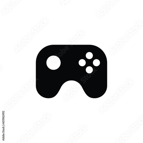 gamepad sign on white background. gamepad icon vector