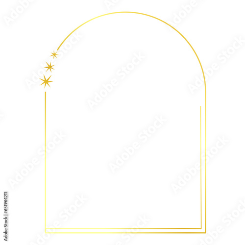 gradient frame gold color vintage metallic design christmas frame
