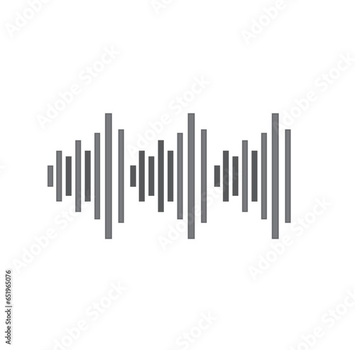 Sound wave vector icon illustration design © ANKITA PATEL