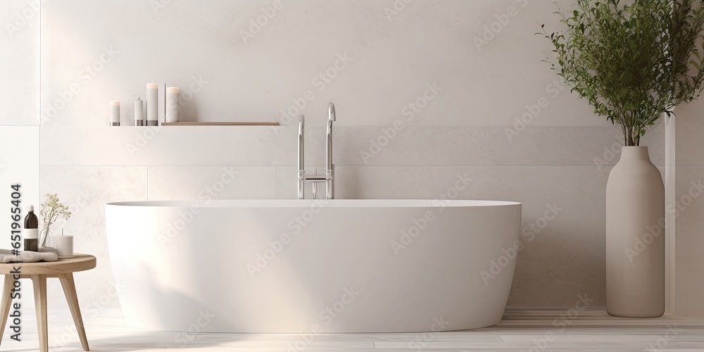 Sleek and stylish. Luxury meets simplicity. Modern white bathroom elegance. Bright and airy bath retreat with minimalistic design Sleek and stylish. Luxury meets simplicity. Modern white bathroom elegance. Bright and airy bath retreat with minimalistic design