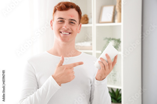 Teenage boy with remedy for...