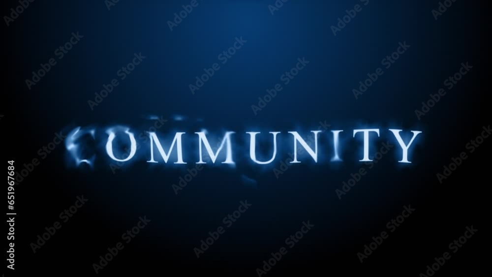 Community Text Background Community Text Background