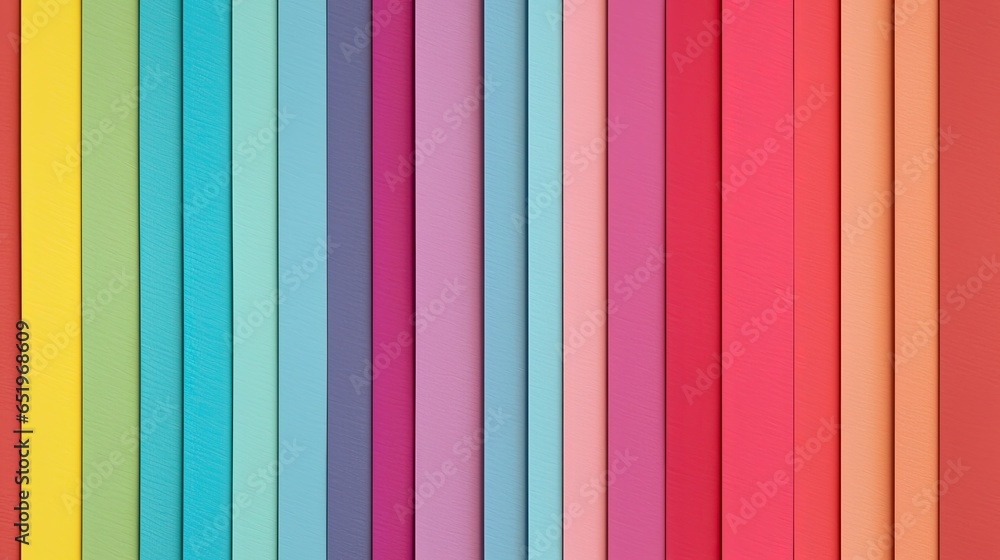 Obraz premium Rainbow Paper Stacks