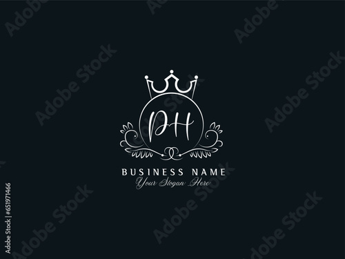 Monogram PH Minimal Logo, Typography Ph hp Business Logo For You
