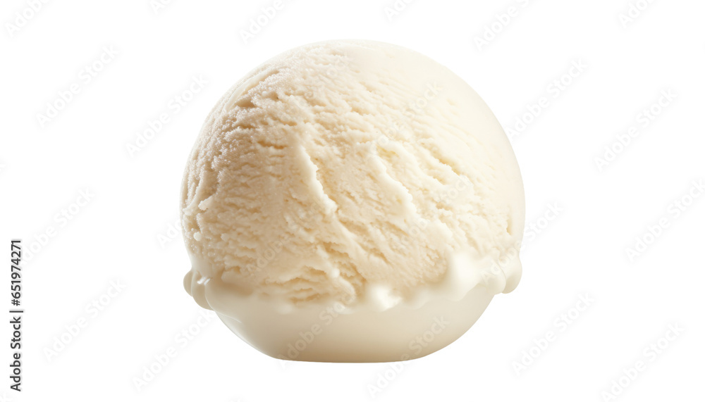 vanilla ice cream scoop isolated on transparent background cutout vanilla ice cream scoop isolated on transparent background cutout