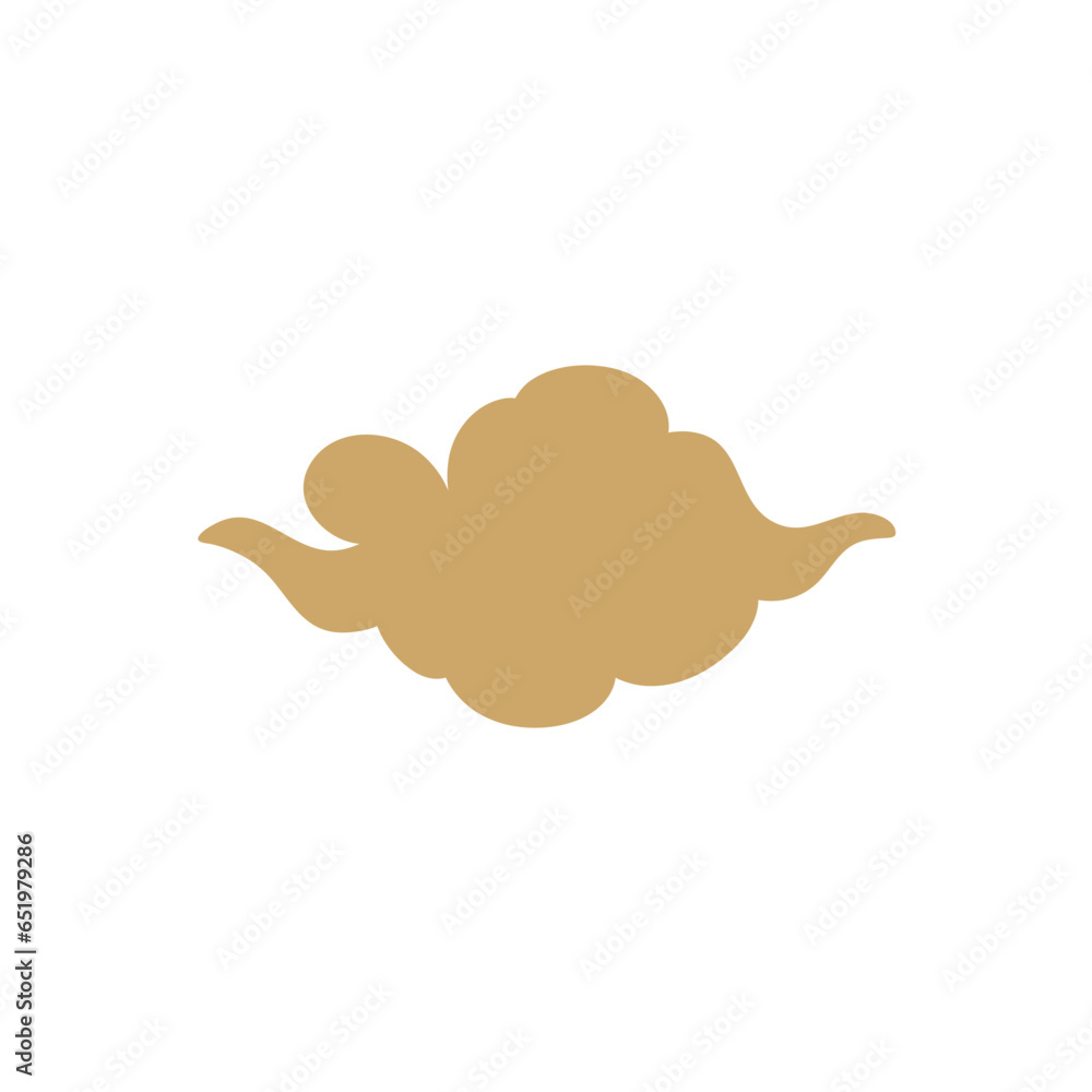 Chinese traditional clouds. Asian decorative element for design sky or pattern Chinese traditional clouds. Asian decorative element for design sky or pattern