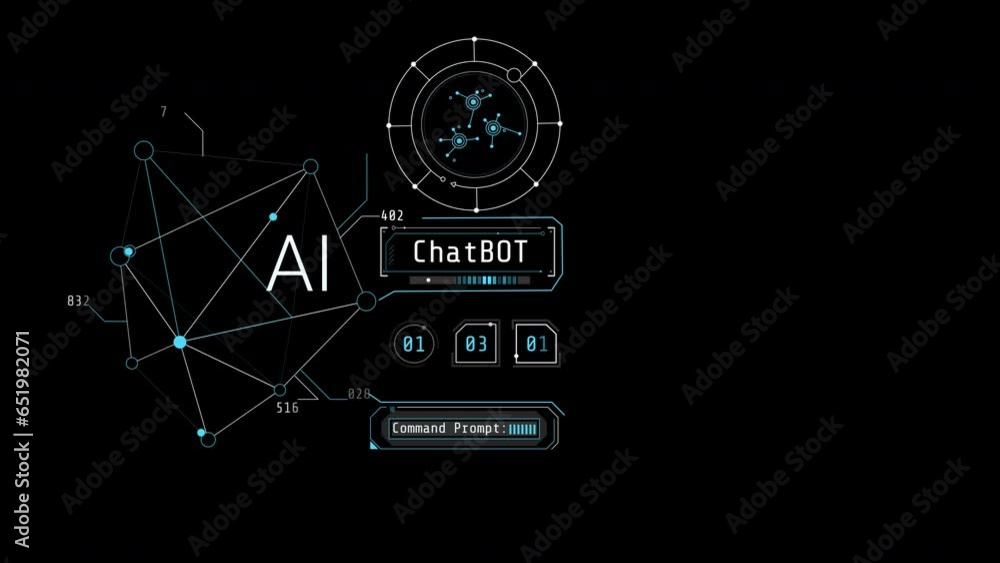 Infographic animation about AI and prompt engineering. Infographic animation about AI and prompt engineering.