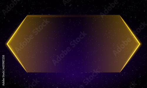 Synthwave vaporwave retrowave cyber background with copy space, laser grid, starry sky, blue and purple glows with smoke and particles. Design for poster, cover, wallpaper, web, banner, etc.	