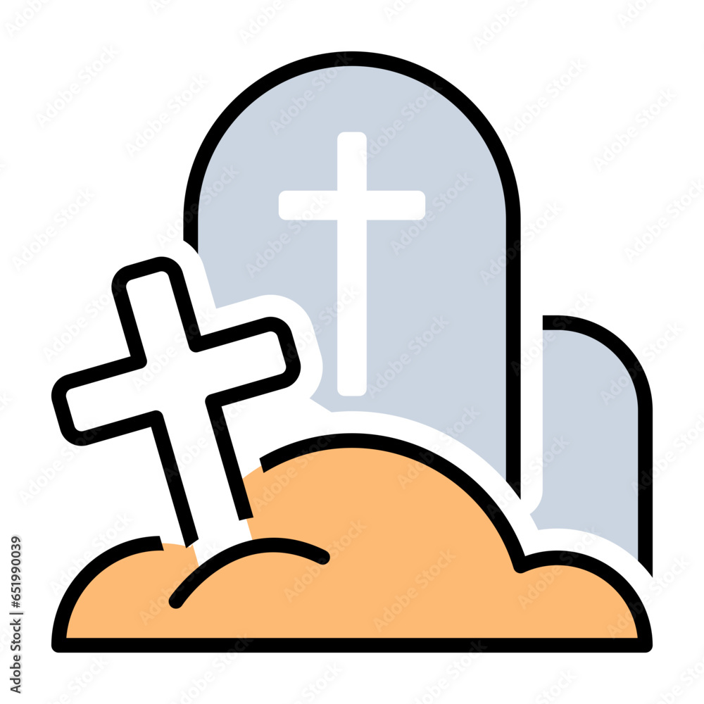 Obraz premium Graveyard Icon