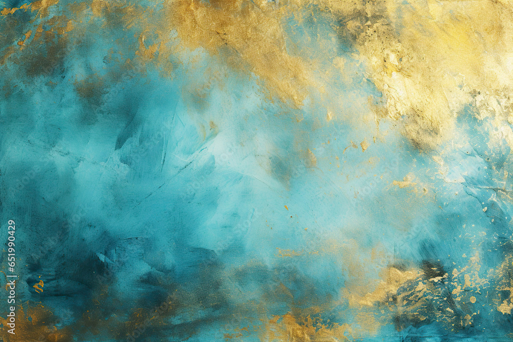 Abstract blue and gold background with stains and grunge texture. Abstract blue and gold background with stains and grunge texture.