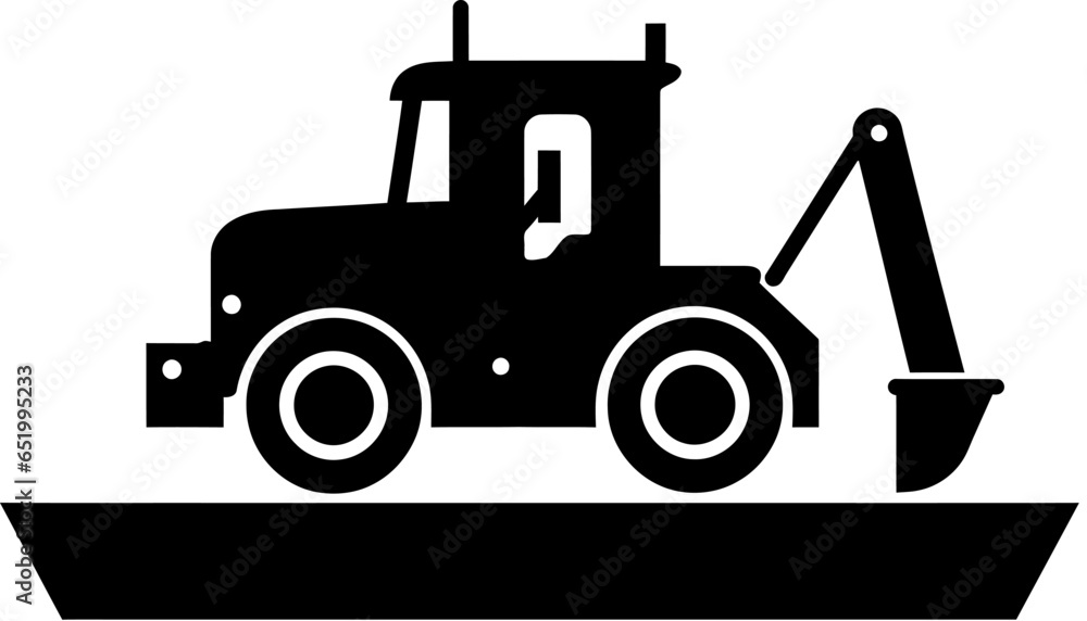 Fototapeta premium Road construction icon