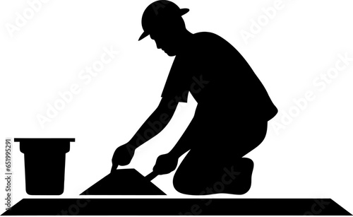 Road construction icon