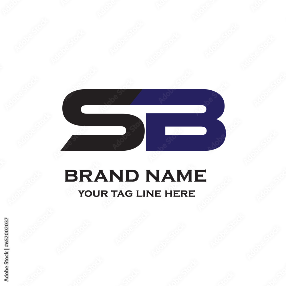 SB letter logo.Alphabet letters Initials Monogram logo. backround with white. SB letter logo.Alphabet letters Initials Monogram logo. backround with white.