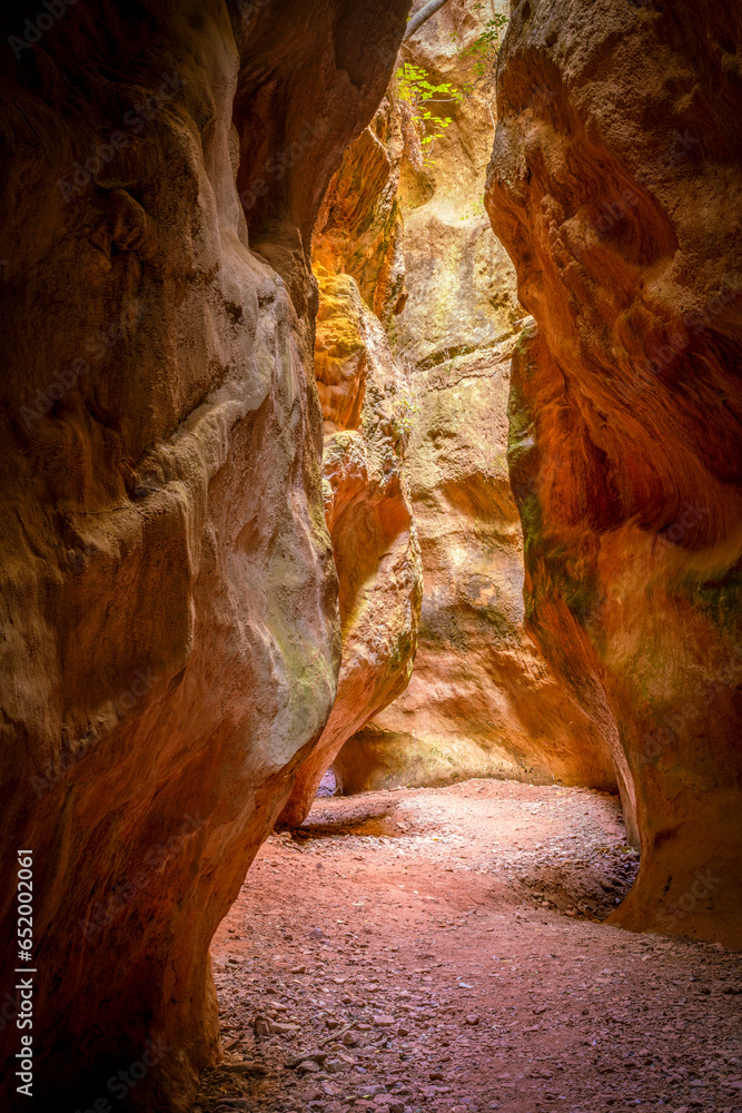 Rock formations of the Strait of La Arboleja in Aledo, Region of Murcia, Spain Rock formations of the Strait of La Arboleja in Aledo, Region of Murcia, Spain