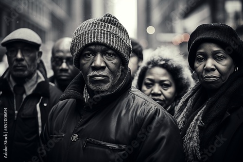 Tableau sur toile Black community consciousness and protest
