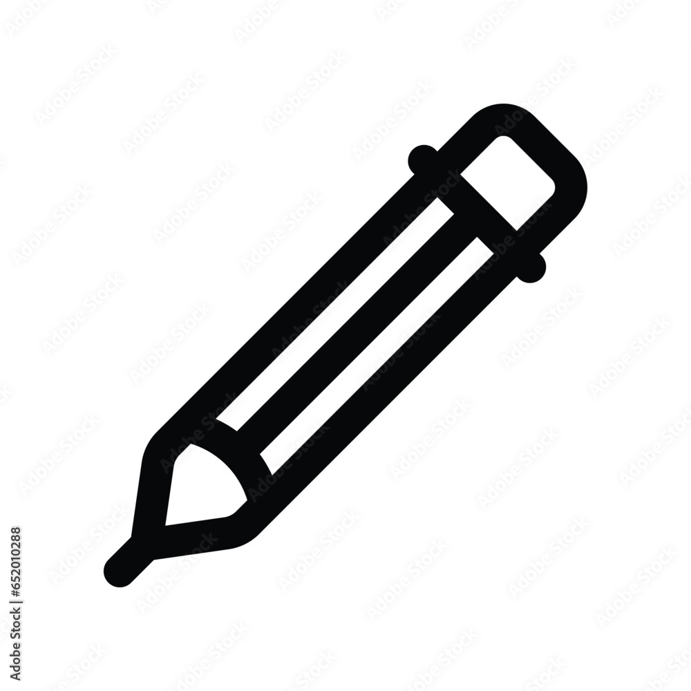 pencil line icon. vector icon for your website, mobile, presentation, and logo design. pencil line icon. vector icon for your website, mobile, presentation, and logo design.