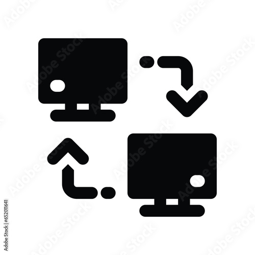local network solid icon. vector icon for your website, mobile, presentation, and logo design.