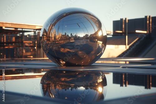 globe in the city, Generative AI