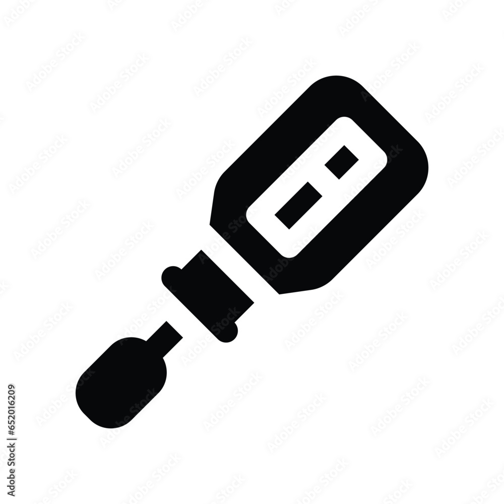 thermometer solid icon. vector icon for your website, mobile, presentation, and logo design. thermometer solid icon. vector icon for your website, mobile, presentation, and logo design.