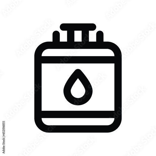 gas tank line icon. vector icon for your website, mobile, presentation, and logo design.