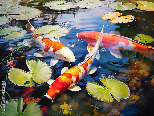 koi carp, generative ai