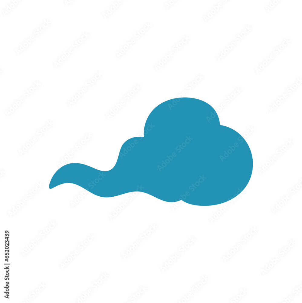 Cloud in Chinese style. Abstract blue cloudy Cloud in Chinese style. Abstract blue cloudy