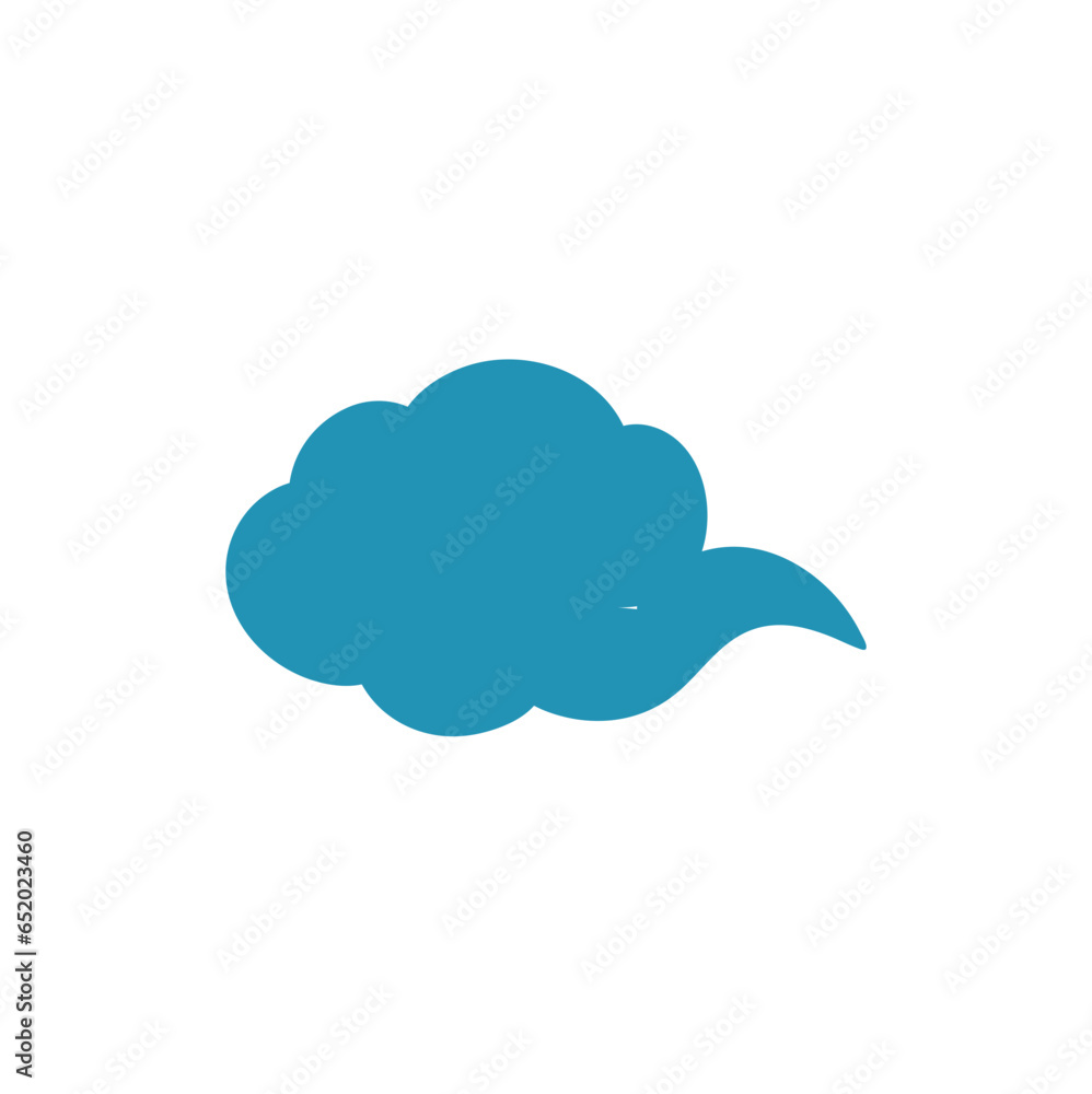 Cloud in Chinese style. Abstract blue cloudy Cloud in Chinese style. Abstract blue cloudy