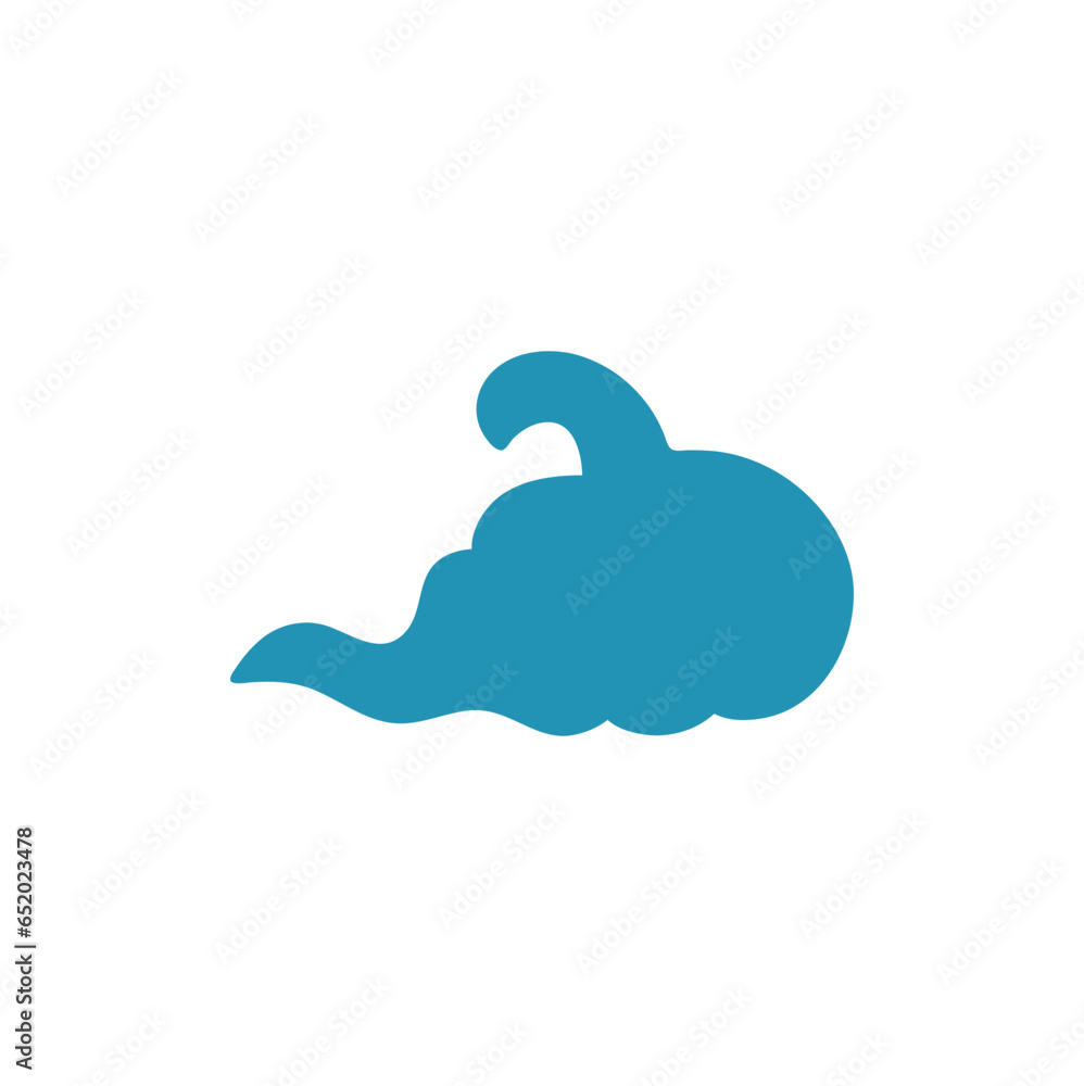 Cloud in Chinese style. Abstract blue cloudy Cloud in Chinese style. Abstract blue cloudy
