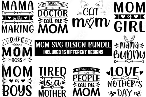 Mom svg design bundle