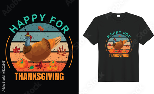 Happy Thanksgiving typography Trendy vector print-ready t-shirt Design. I was thinner before dinner, retro vintage best Holyday t-shirt design, funny Thanksgiving Day turkey Lovers t-shirt design.