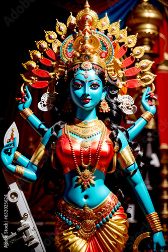Maa Kali statue, Goddess of Hinduism © Mozahidul