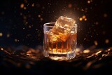 whiskey with ice, Generative AI