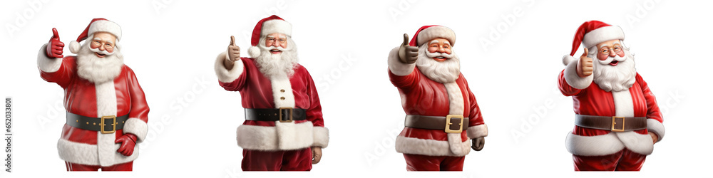 Santa Claus Pointing clipart collection, vector, icons isolated on transparent background Santa Claus Pointing clipart collection, vector, icons isolated on transparent background