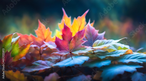 Abstract beautiful autumn leaves for wallpaper.