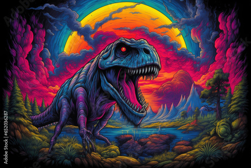 Jurassic Fantasy  Neon Wilderness