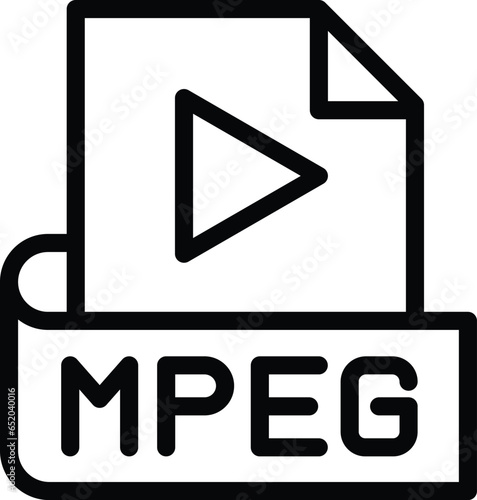 codec icon vector