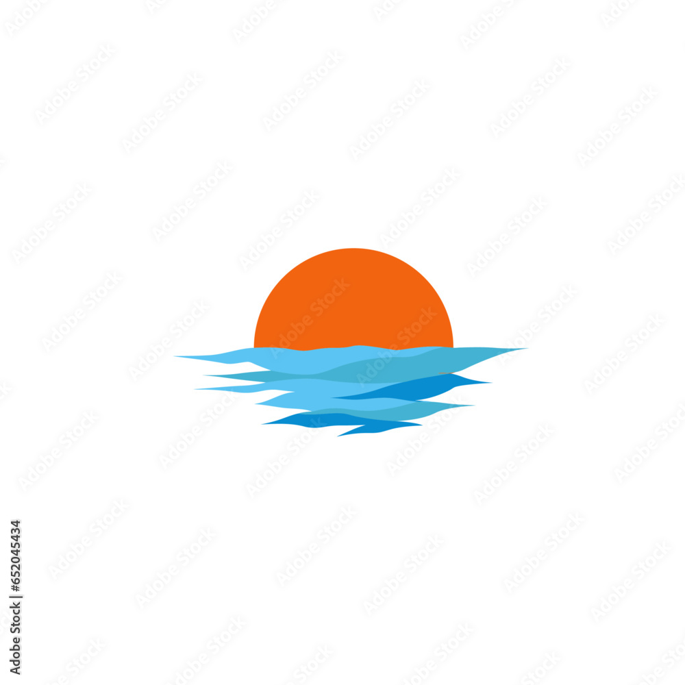 Beach Logo vector art