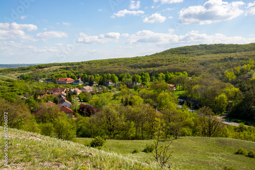 Panorama view of Gant in Hungary