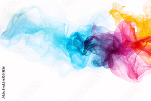 abstract colorful smoke, generative ai