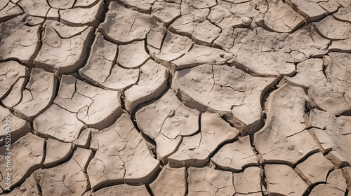 Cracked dry earth, texture.