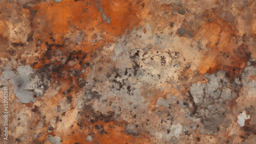 Industrial Rust-Effect Concrete Wall Texture © M.Gierczyk