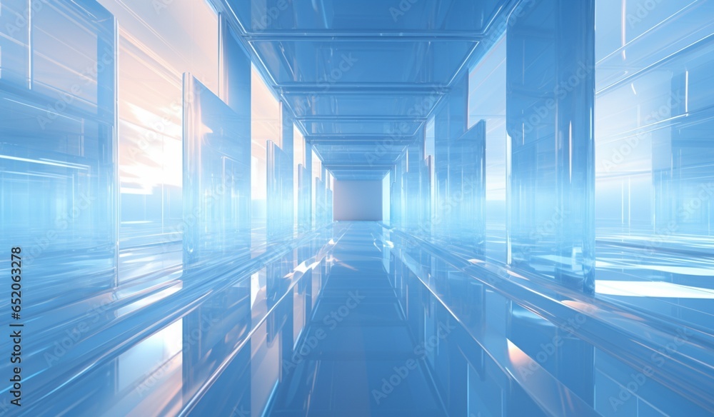Blurry futuristic abstract background for presentation. Generative AI Blurry futuristic abstract background for presentation. Generative AI