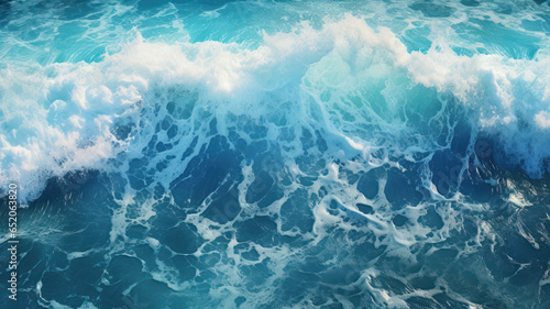 Serene Ocean Waves Background