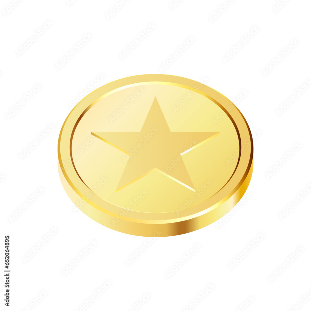 Golden money. Rotating gold coin. Golden money. Rotating gold coin.