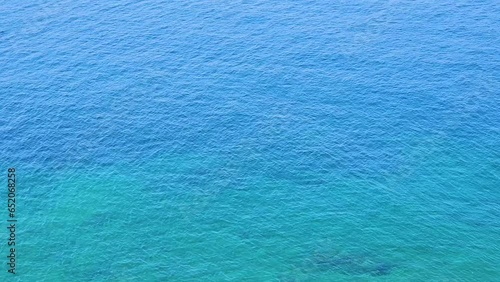 Blue clear tropical sea surface