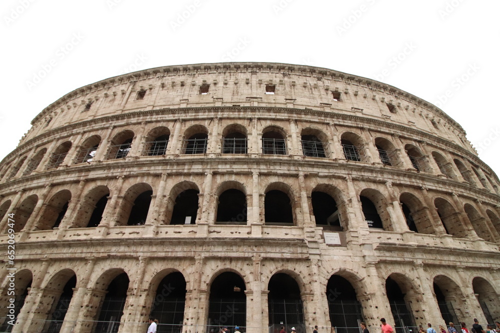 Valokuva Ancient Colosseum (Coliseum) building in Rome, Italy