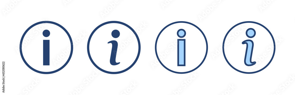 Information sign icon vector. about us sign and symbol. question mark icon Information sign icon vector. about us sign and symbol. question mark icon